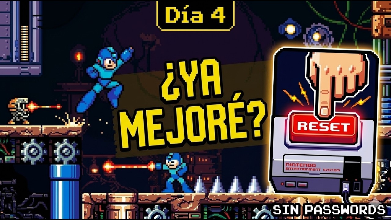 MEGA MAN 3: 1 Hora al Día | Día 4 ¿REALMENTE ESTOY MEJORANDO? ⚡ Retro Challenge