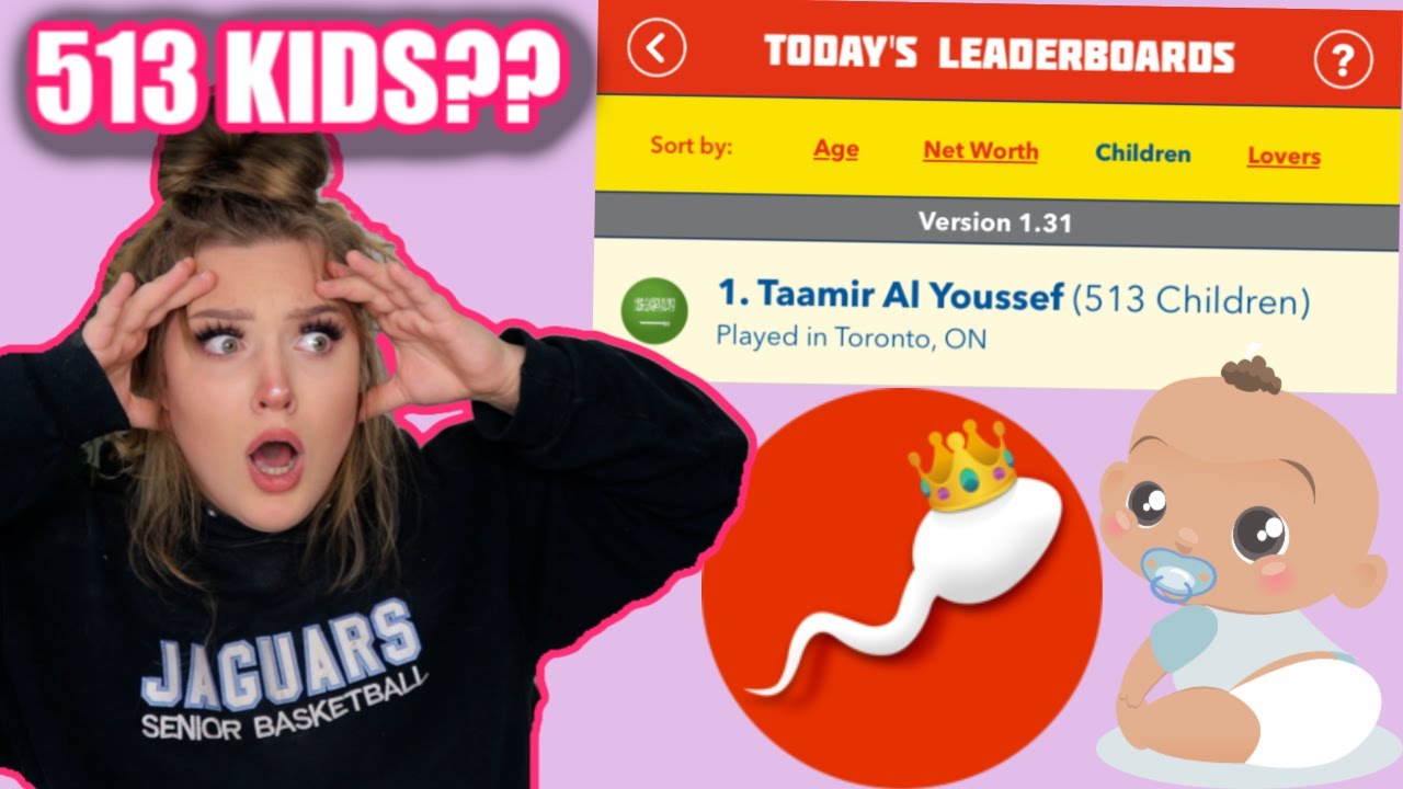 КАК У МЕНЯ БЫЛО 513 ДЕТЕЙ ЗА 58 ЛЕТ НА BITLIFE *МИРОВОЙ РЕКОРД*