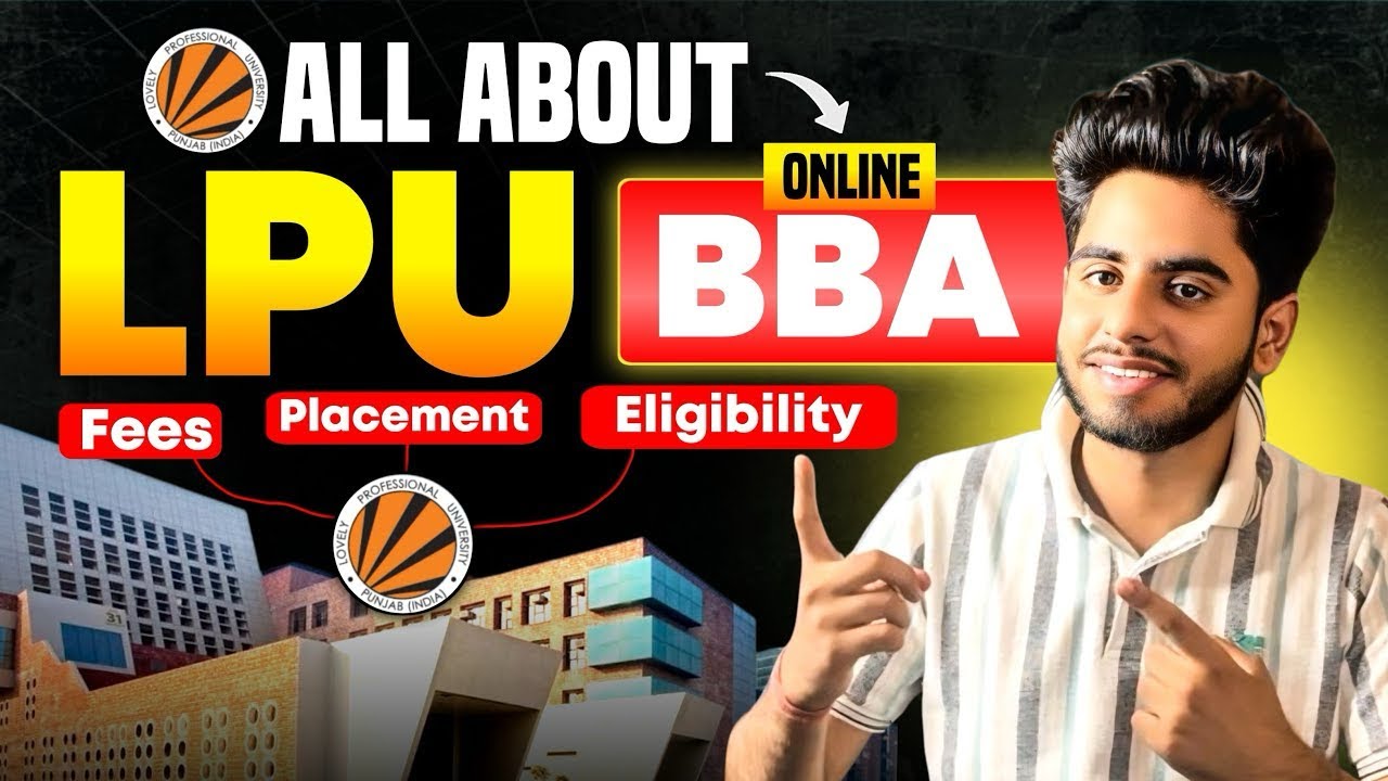 LPU BBA Online Admission Complete process ￼2026