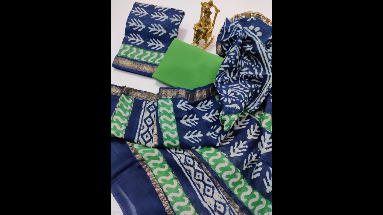 Bagru hand block printed Maheswari silk suits Wholesaler||Best Price Maheswari Suit 2021