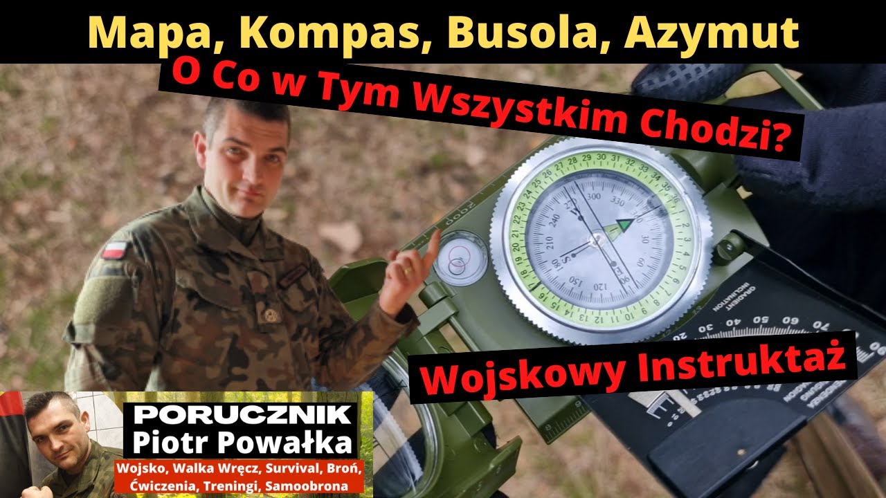 Mapa, Kompas, Busola, Azymut - O Co w Tym Wszystkim Chodzi? [Pokazuję i Wyjaśniam 