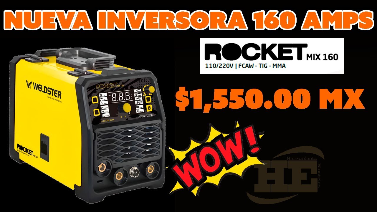 Nueva Inversora WELDSTER Multiprocesos  Gran opción