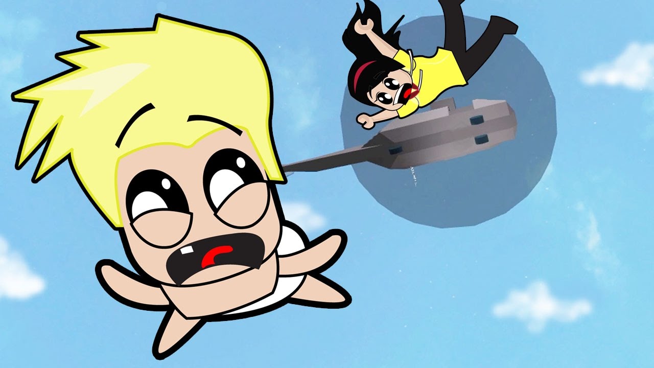 Baby Jumps out of Helicopter with no Parachute in Roblox / Adventures of Baby Alan / Gamer Chad