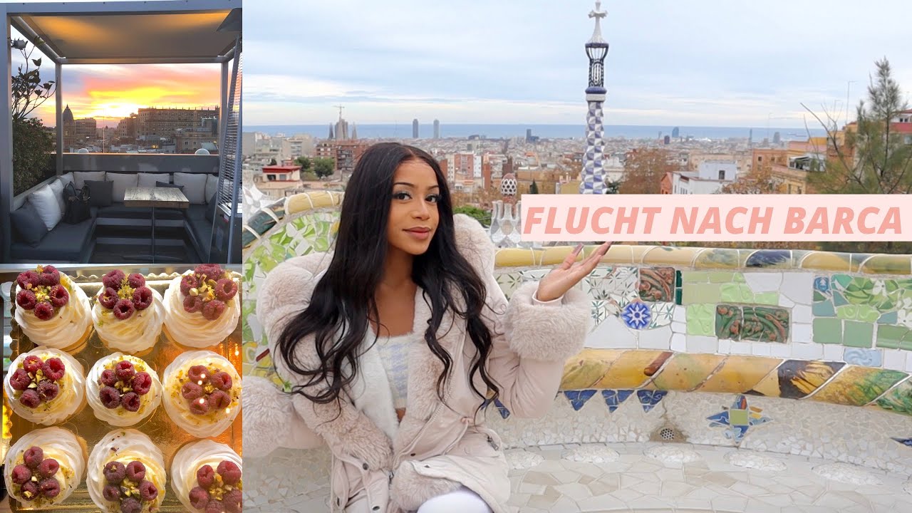 LIVING MY BEST LIFE IN SPAIN🤌🏽😍🌴 | Park Guell & Sagrada Familia🌷 |Barcelona Vlog #2 | SudeMdy
