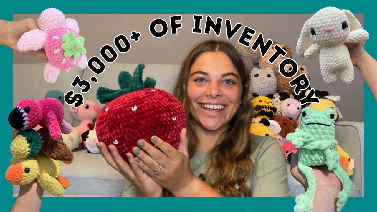 Crochet Market Inventory | $3,000 Worth of Inventory | Crochet Market Prep