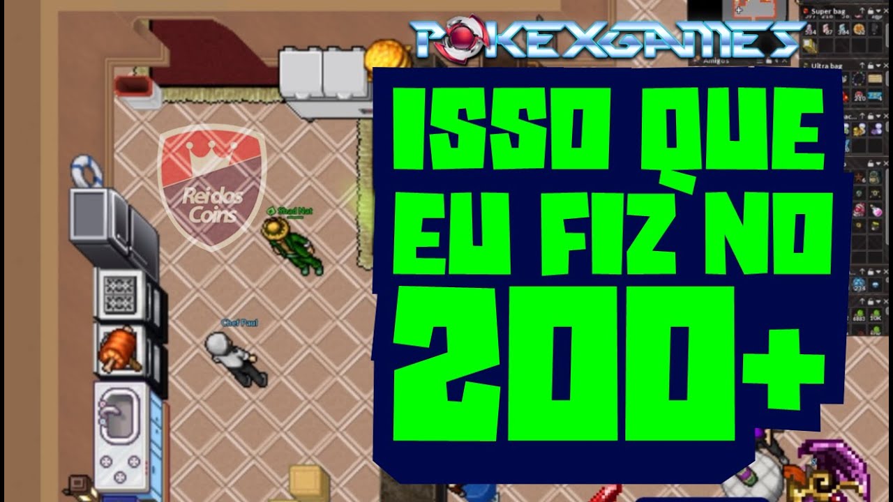 OQ EU FAÇO ASSIM QUE PEGO O LEVEL 200! - POKEXGAMES