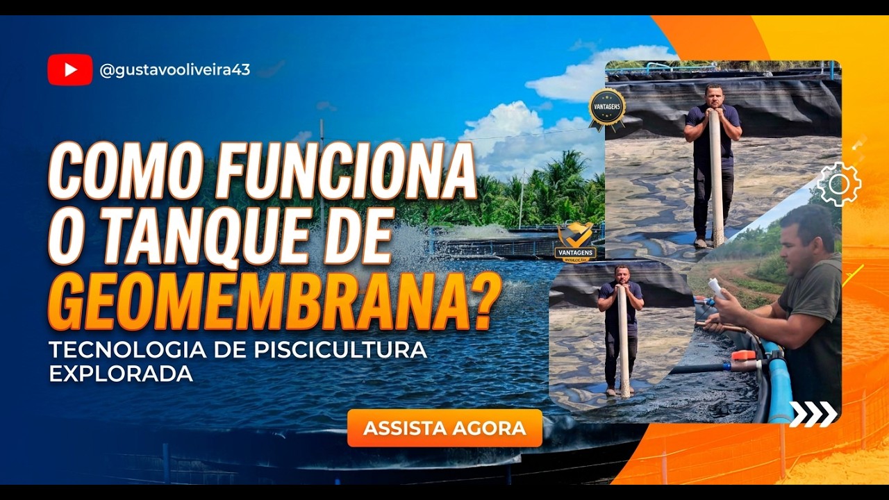 Como funciona o tanque de geomembrana?