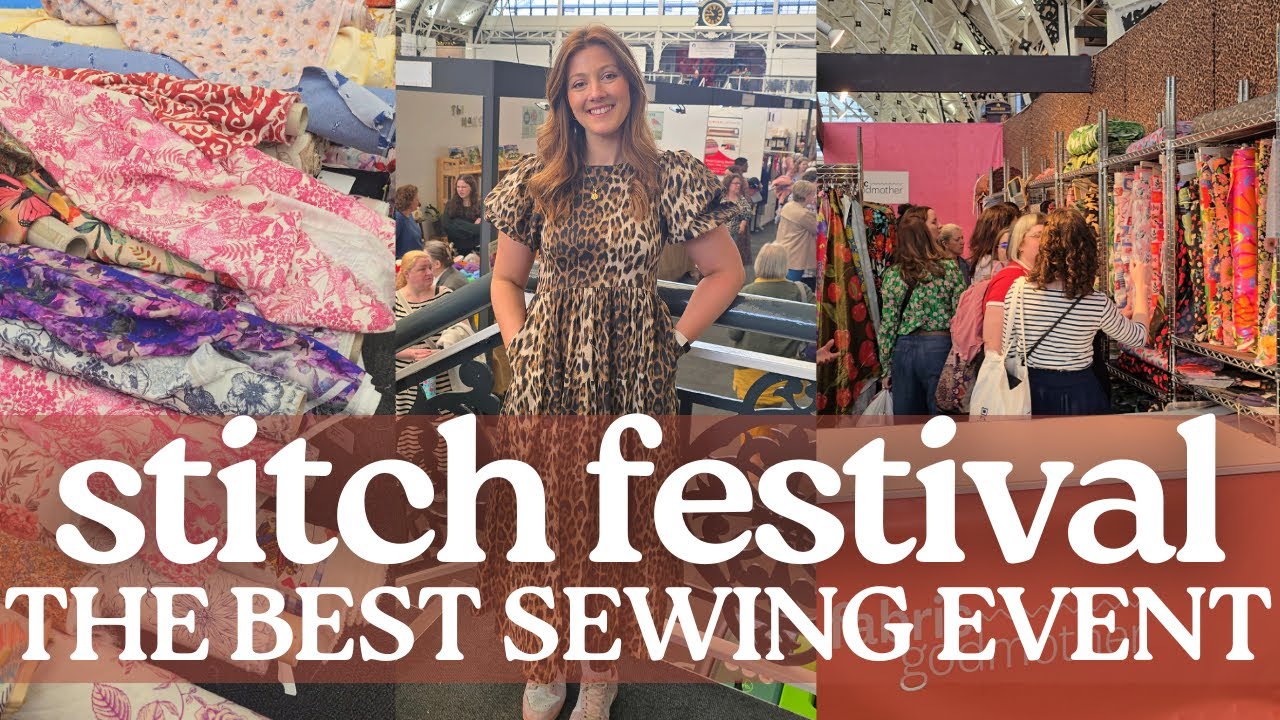Let's go to the Stitch Festival 2025! Huge sewing event with fabric shopping and fabric haul