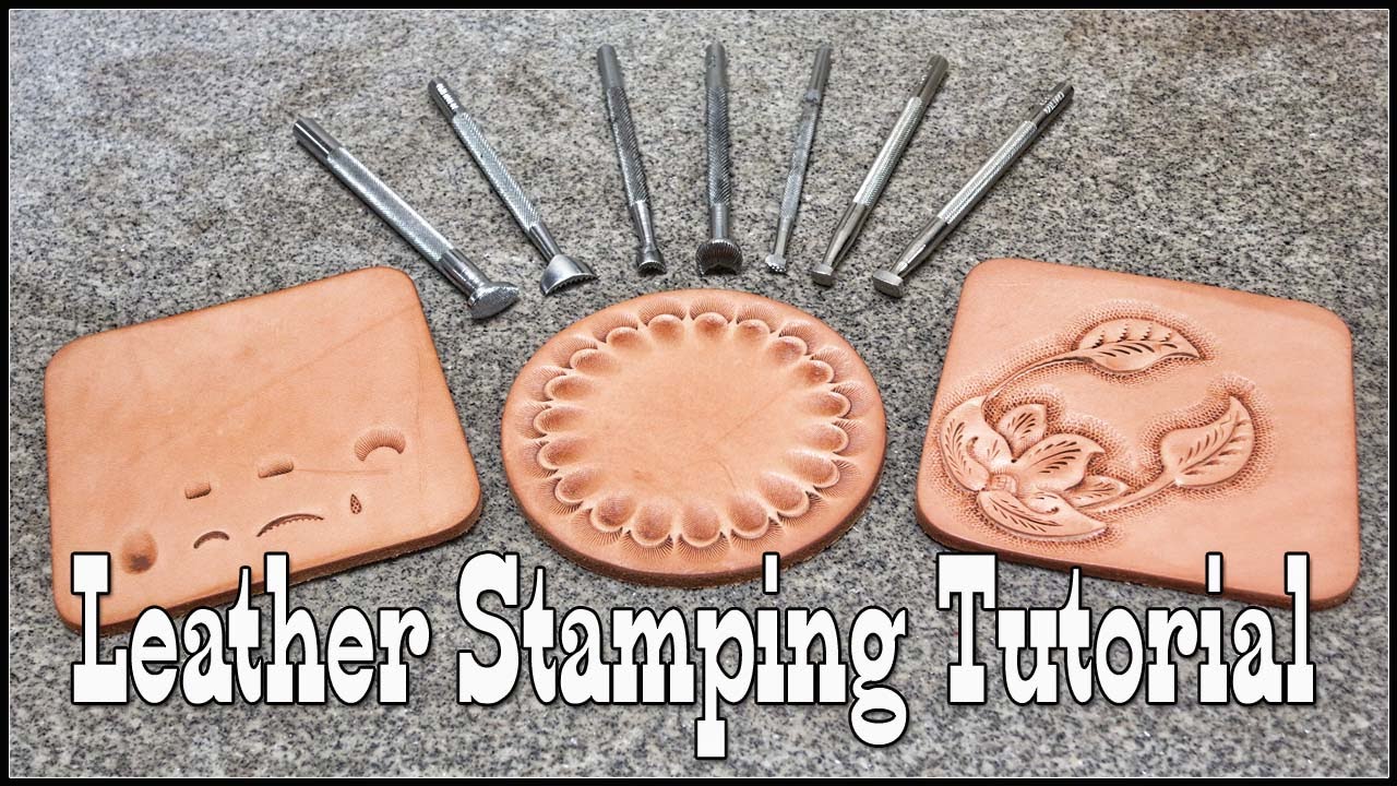 Leather Stamping Tutorial - Craftool Leather Stamps - Leather Tools - #leathercraft @cheaneysaddles