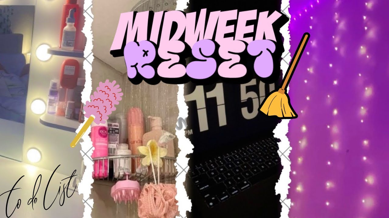 MIDWEEK RESET W ME🤍 cleaning | vacuuming | rearranging | room decor | more… 
