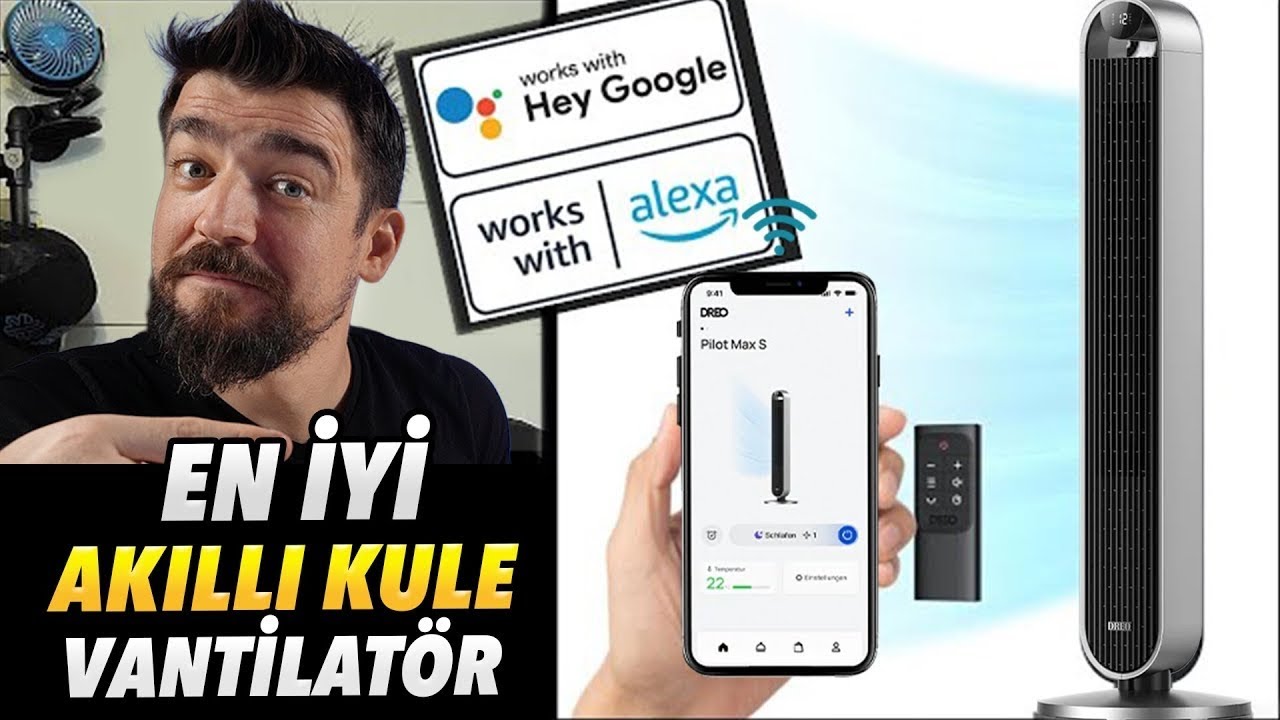 VANTİLATÖRLERİN TESLASI! Dreo Pilot Max S Akıllı Kule Vantilatör