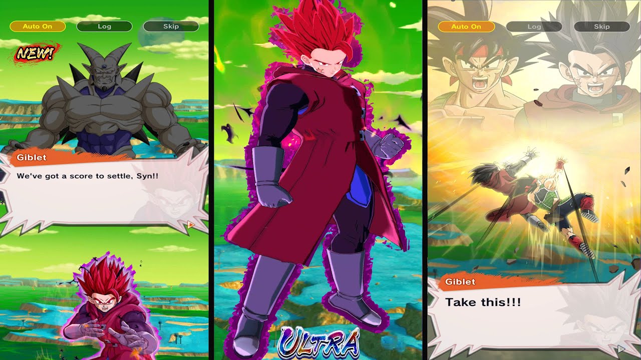 Giblet TRANSFORMS! NEW Dark SSG Giblet & Bardock VS Syn Shenron BOSS FIGHT|DB Legends Story