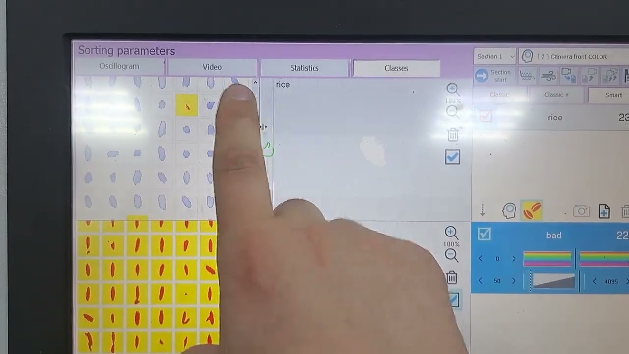 Instructional material for using SmartSort B/C