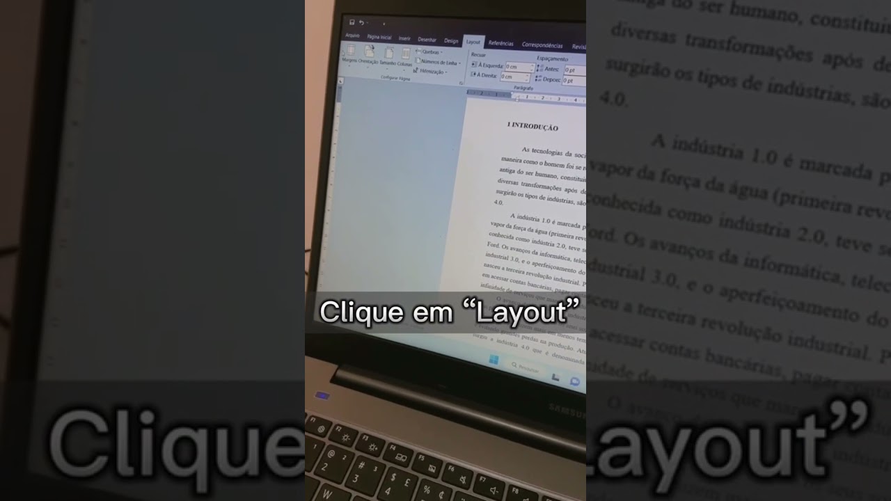 Aprenda a configurar as margens do seu trabalho no Word. #word #dicaword #reelsviral #abnt #tcc