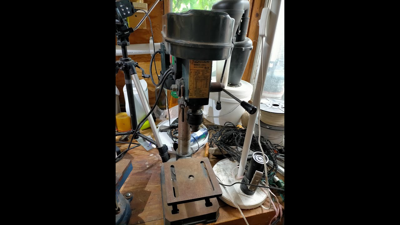 Mistakes were made!! No fingers were drilled - Bench drill success