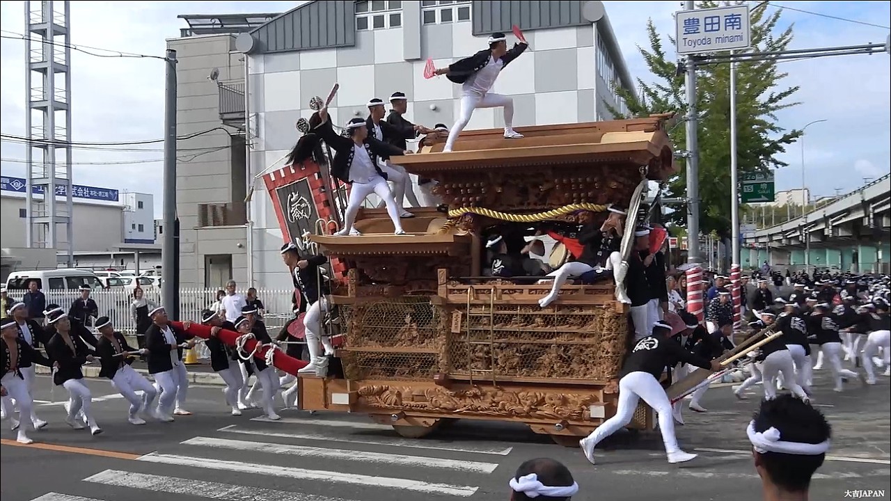 令和6年 上神谷だんじり祭 曳き出し Danjiri Matsuri2024/10/05