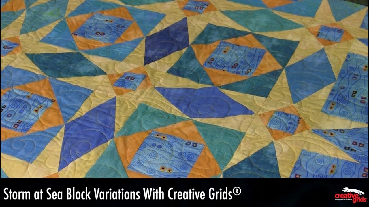 Storm at Sea Block Variations with Creative Grids®