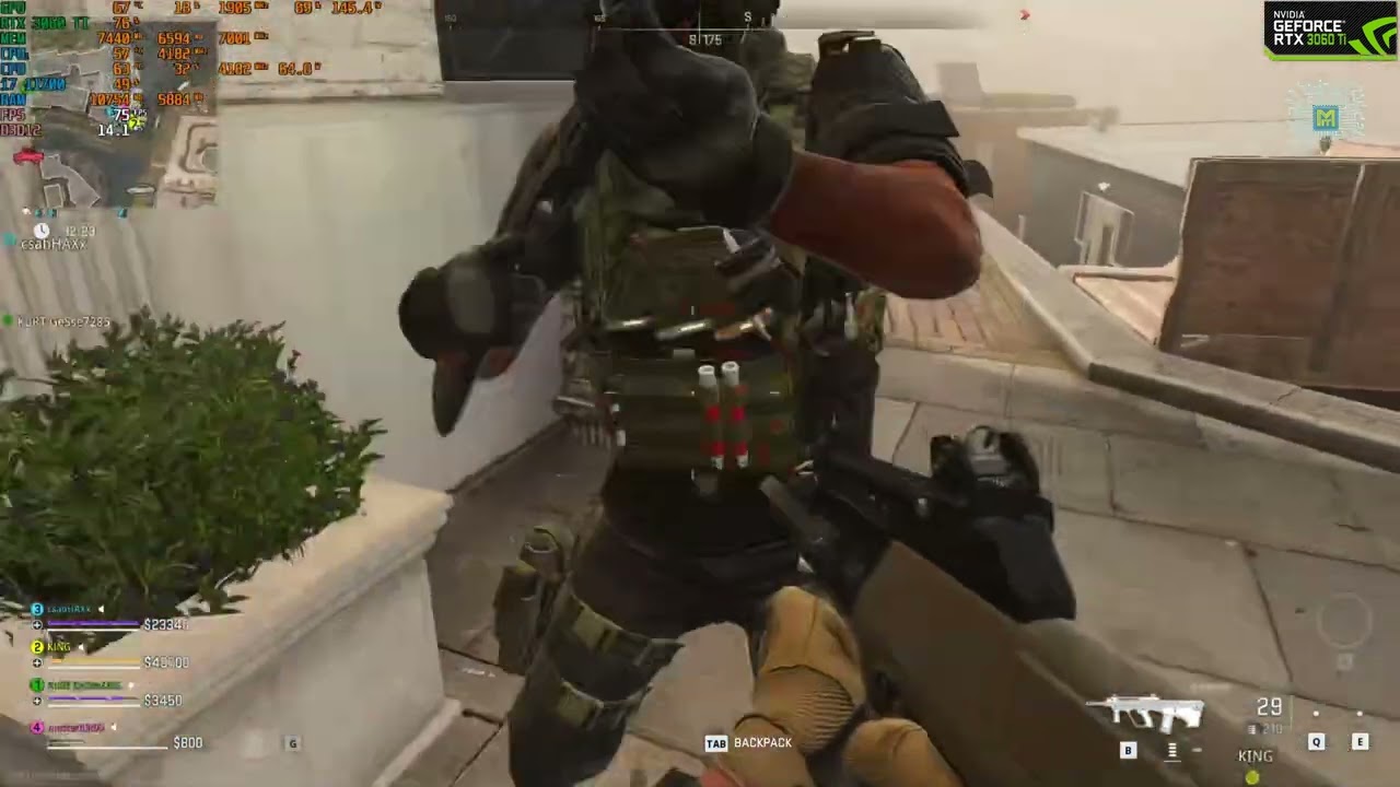CALL OF DUTY WARZONE : RTX 3060TI + I7 11700