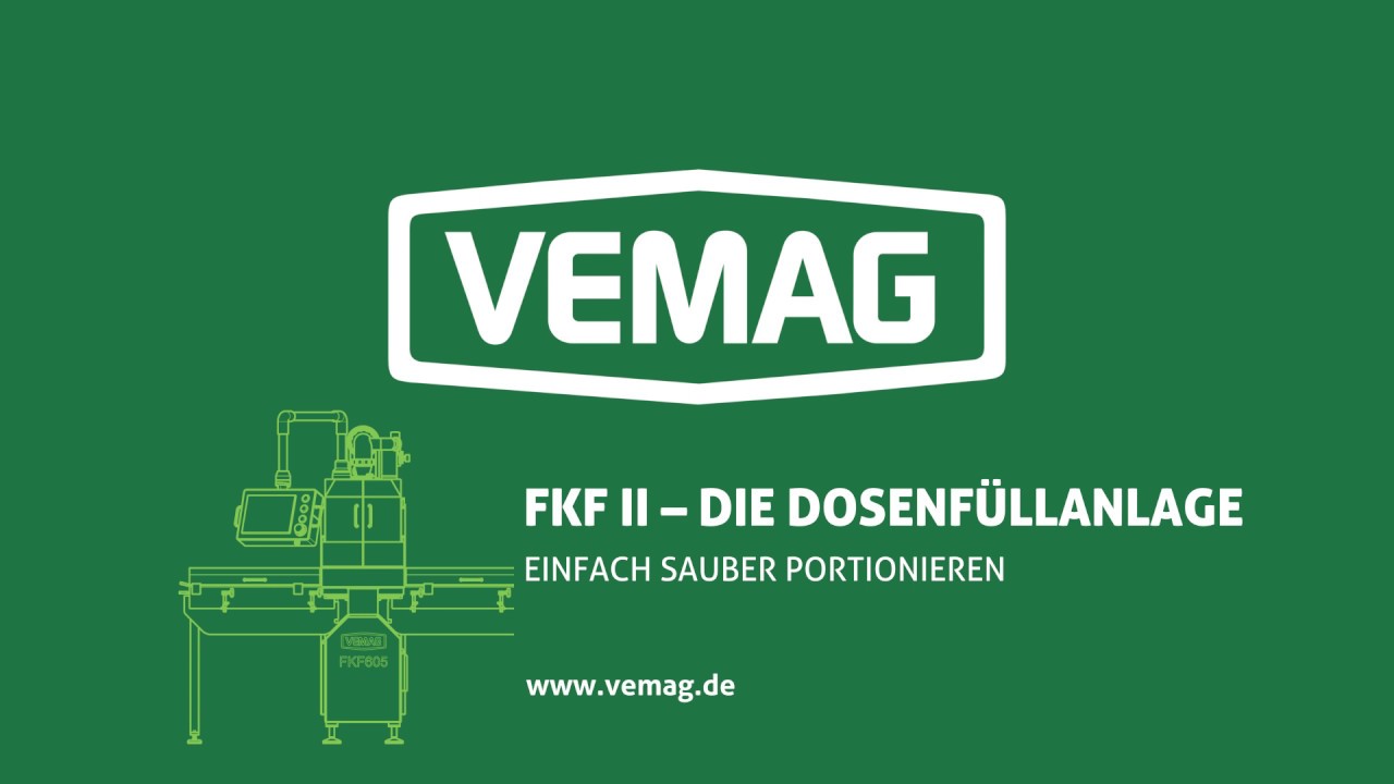 Vemag Dosenfüllanlage und Portioniermaschine