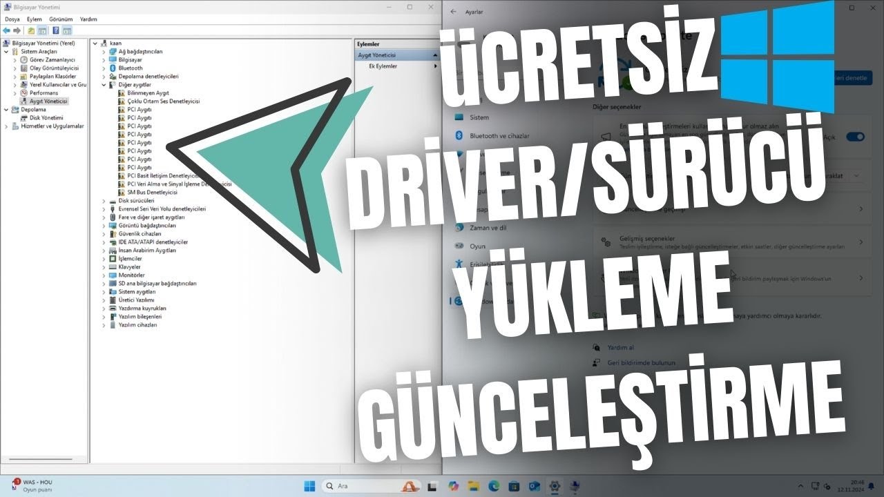 ÜCRETSİZ WINDOWS DRIVER/SÜRÜCÜLERİNİ KURUN - SORUNLARI GİDERİN