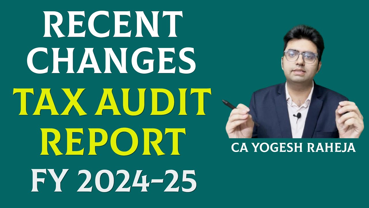 MAJOR CHANGES in Tax Audit Form 3CD |FY 2024-25| Clause-wise Discussion | RJR Professional Bulletin