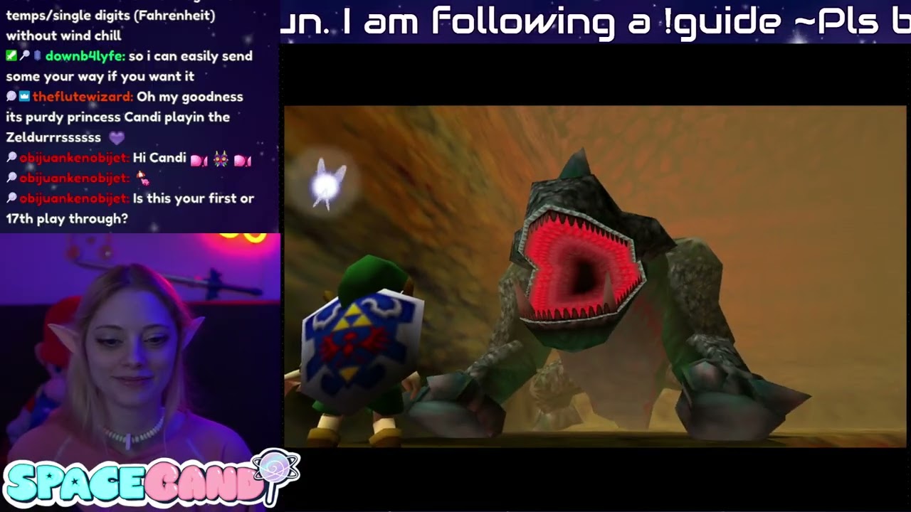 SpaceCandi Streamed Learning to Speedrun OoT! - Part 2