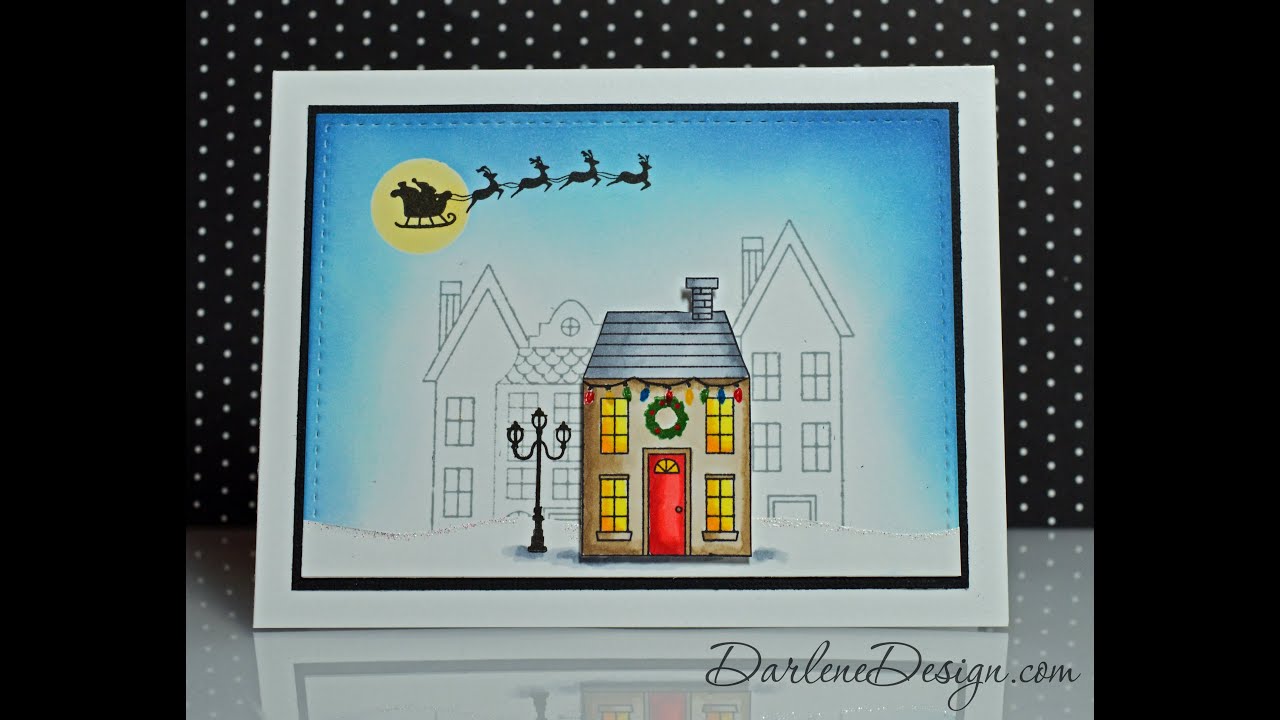 Holiday Home Scene Card