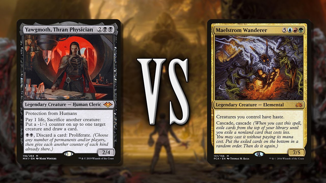 Yawgmoth vs Maelstrom Wanderer | 1v1 Commander EDH gameplay | eedi H tribalkai