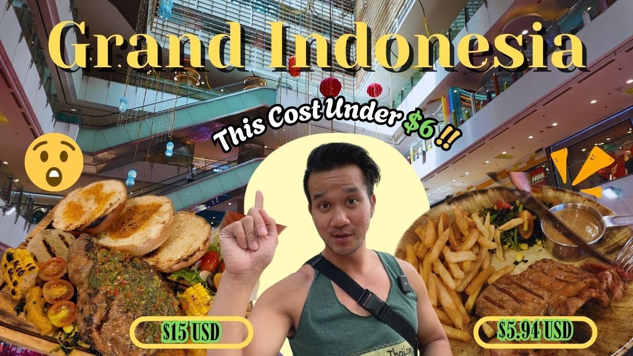 Торговый центр Grand Indonesia Mall: Лучший бразильский стейк за 6 долларов ВНУТРИ самого известн...