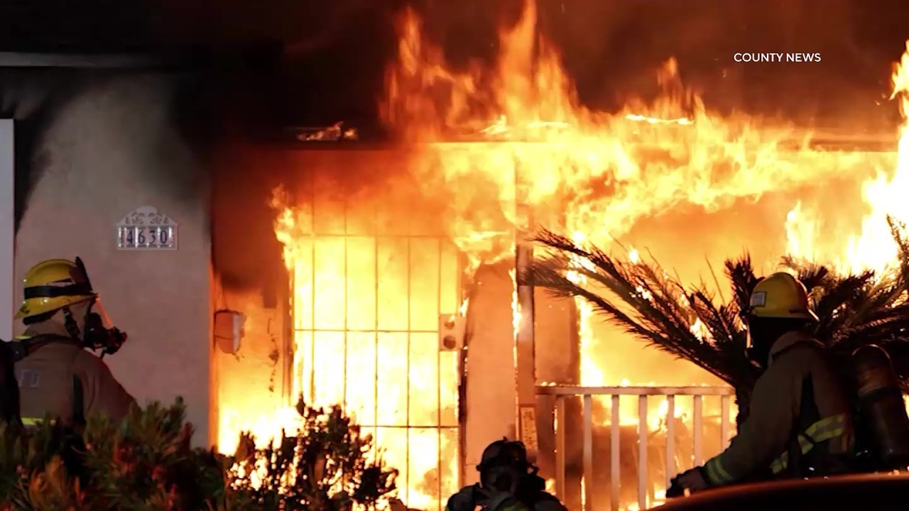 Woman Critically Injured In House Fire | Long Beach, CA