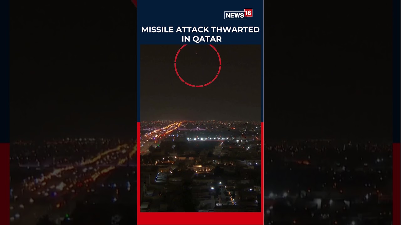 RAW VISUALS: Missile Attack Thwarted In Qatar, Objects Fall From Sky After Interception | N18S