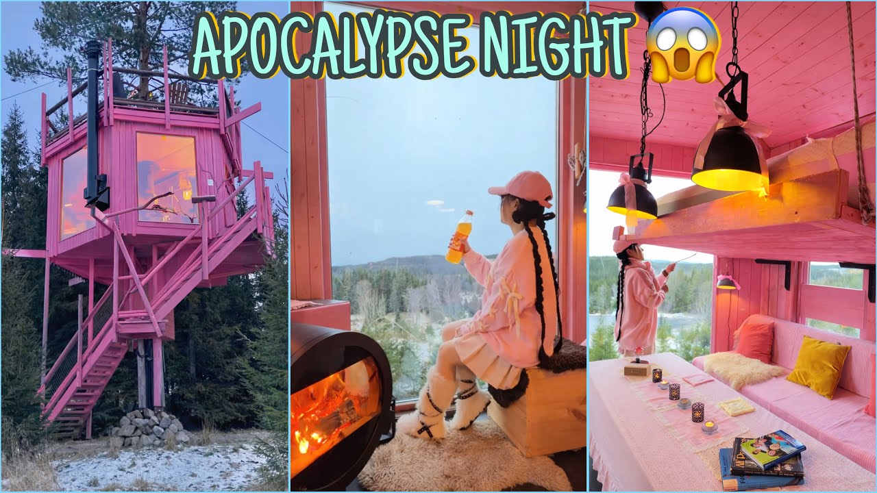 7 Days Into the Apocalypse 😨 | Lone Woman Survives in a Revolving Cabin