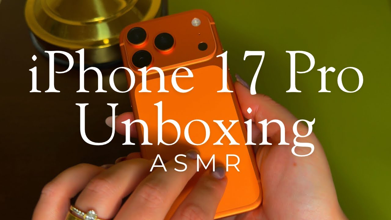 ASMR iPhone 17 Pro Unboxing