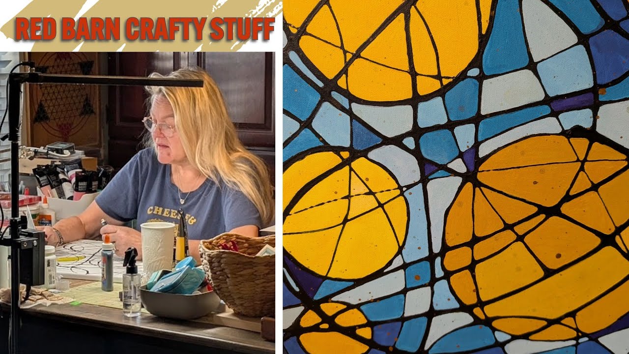 Abstract Stained Glass #artist