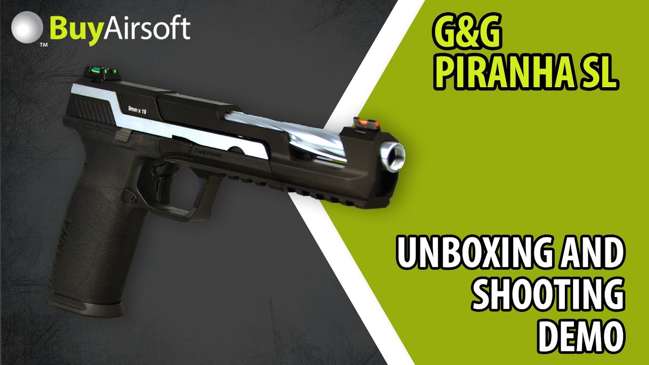 BuyAirsoft: G&G Piranha SL Unboxing, Review, Disassembly and Demo