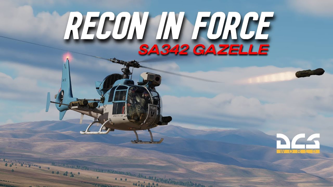 DCS | Recon In Force | SA342 Gazelle | Enigma Cold War