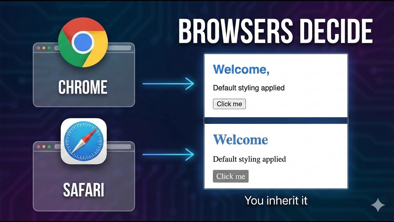 Why Browsers Style Your Website for You? Frontend Lesson # 15