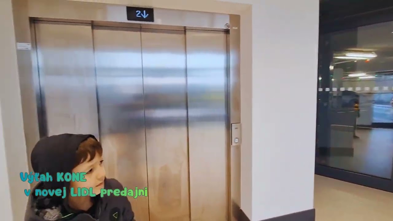 Nový #vytah #KONE z roku 2025 v LIDL Bory 🛒🛒🛒🛗🛗🛗  #elevator #lifts #liftboy #weloveelevators