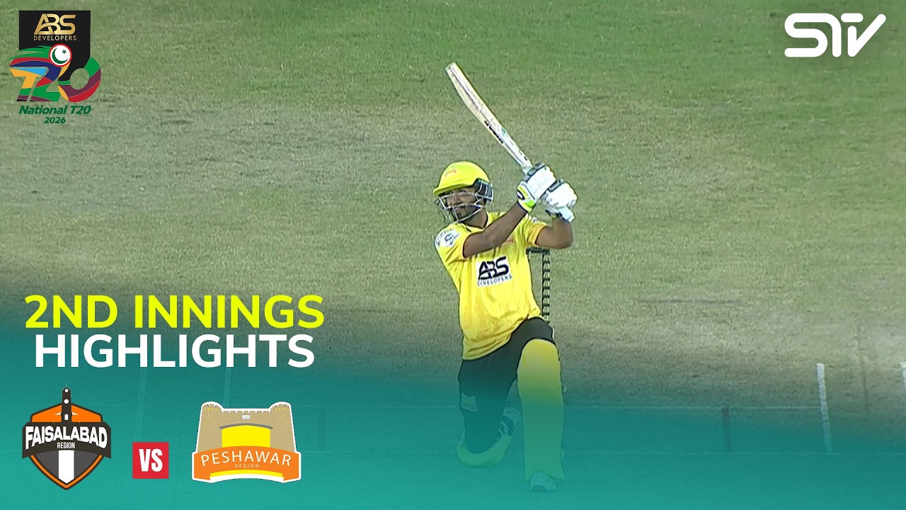 2nd Innings Highlights | Faisalabad vs Peshawar | M13 | ABS Developers National T20 Cup 2026 | MZA1A