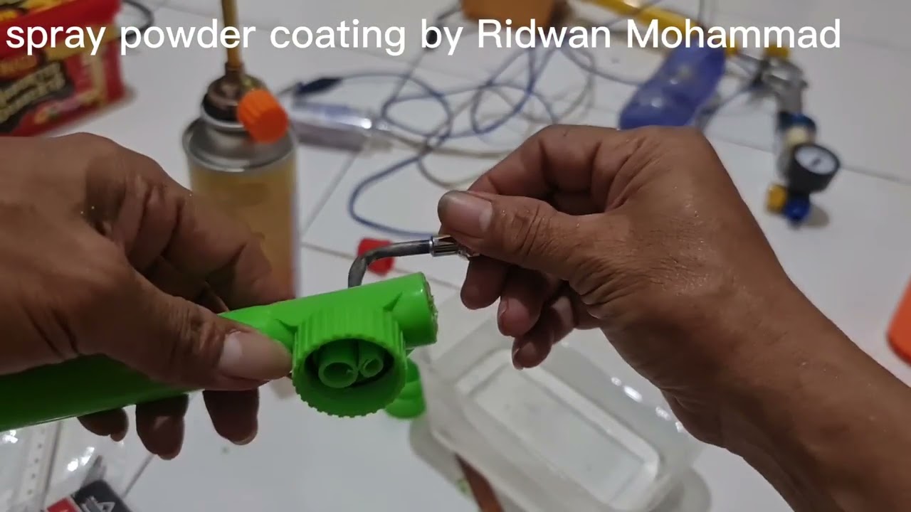 @cara buat spray powder coating #tutorial#powdercoating#bussiness