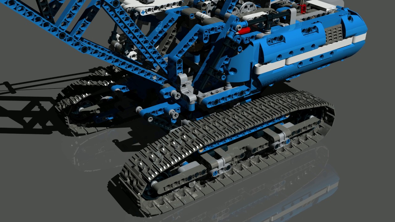 LDCad 1.6 POV-Ray animation export teaser