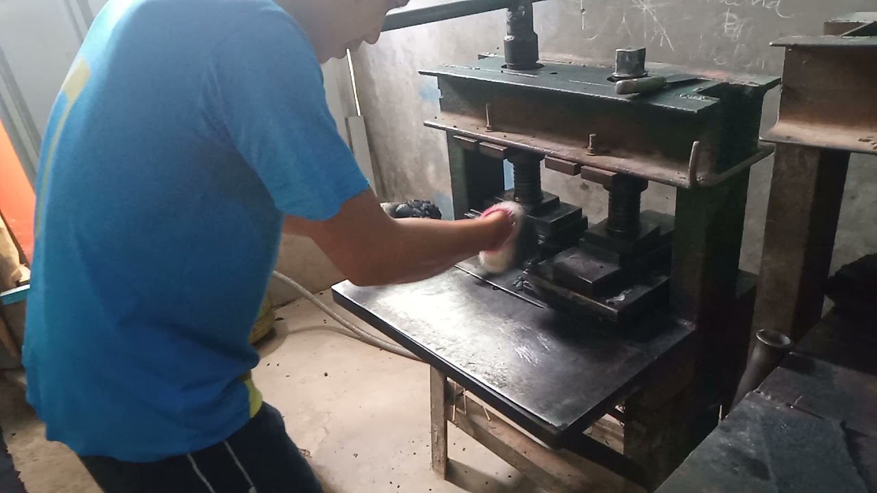 Pembuatan karet step dari awal sampai selesai