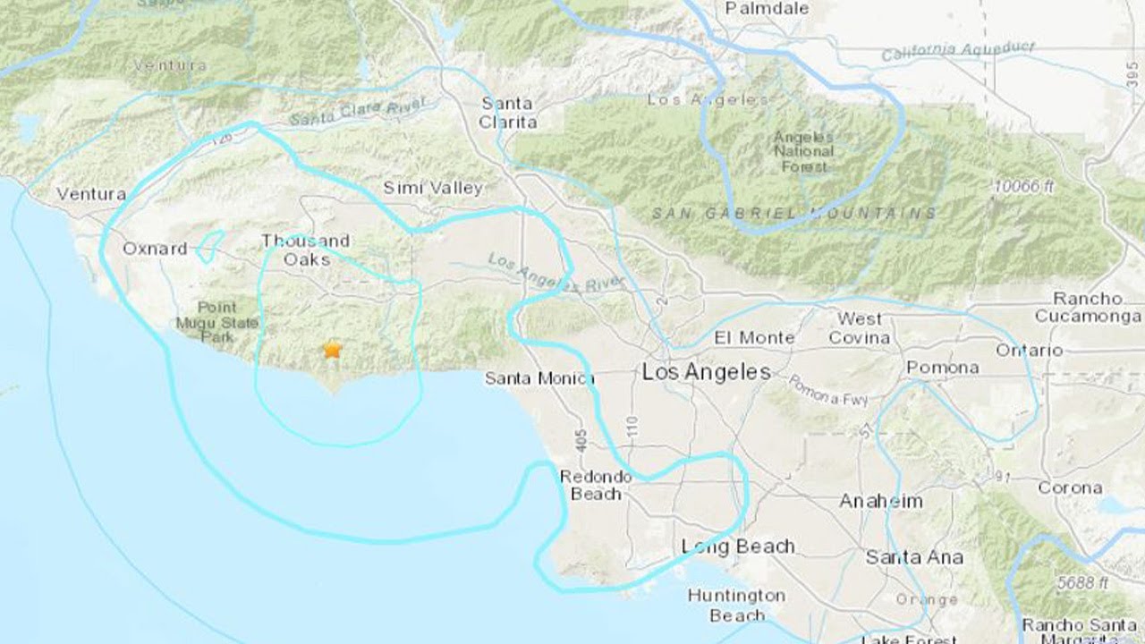 LIVE LOOK at Malibu after earthquake