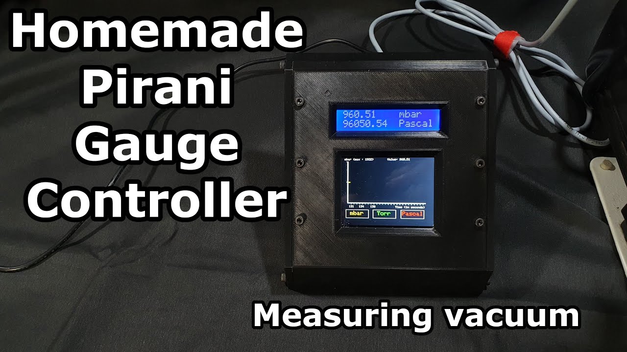 Homemade arduino controller for pirani vacuum gauge