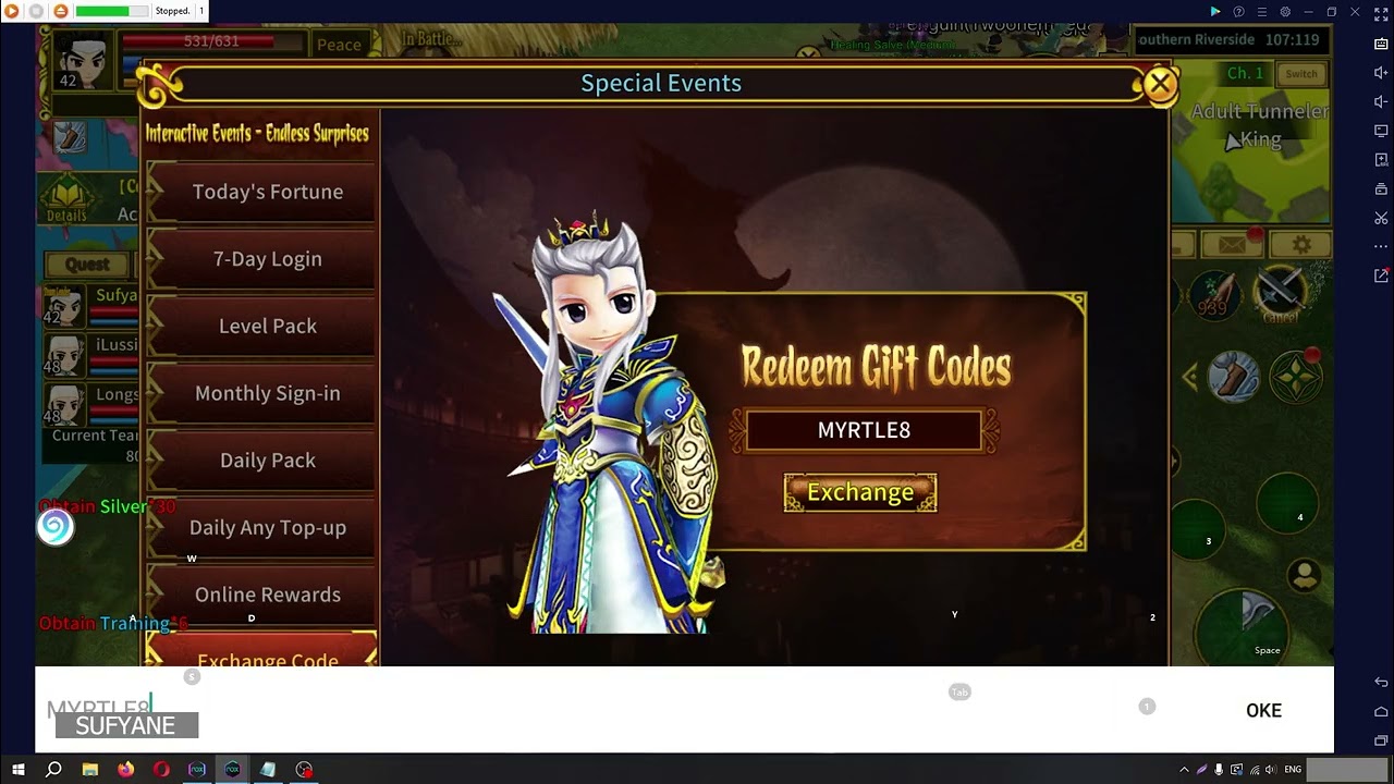 Free Redeem Giftcode Terbaru Ruler of the Land YULGANG (Android)