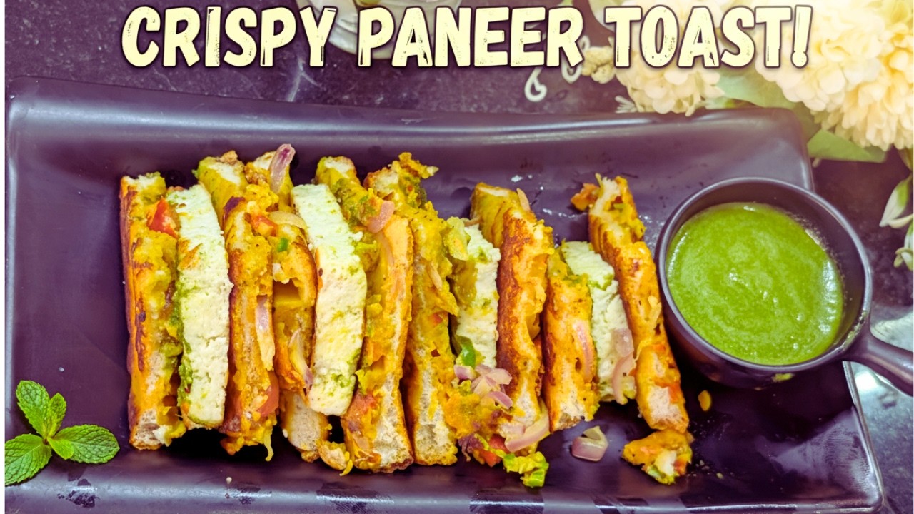 Just in 10 minutes  Besan Toast  Paneer Stuffed Sandwich | Qucik & Easy Recipe