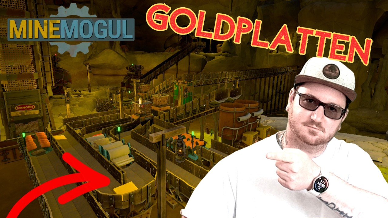 Plattenpresse für Kupfer, Eisen und Goldplatten! Lets Play MineMogule #3