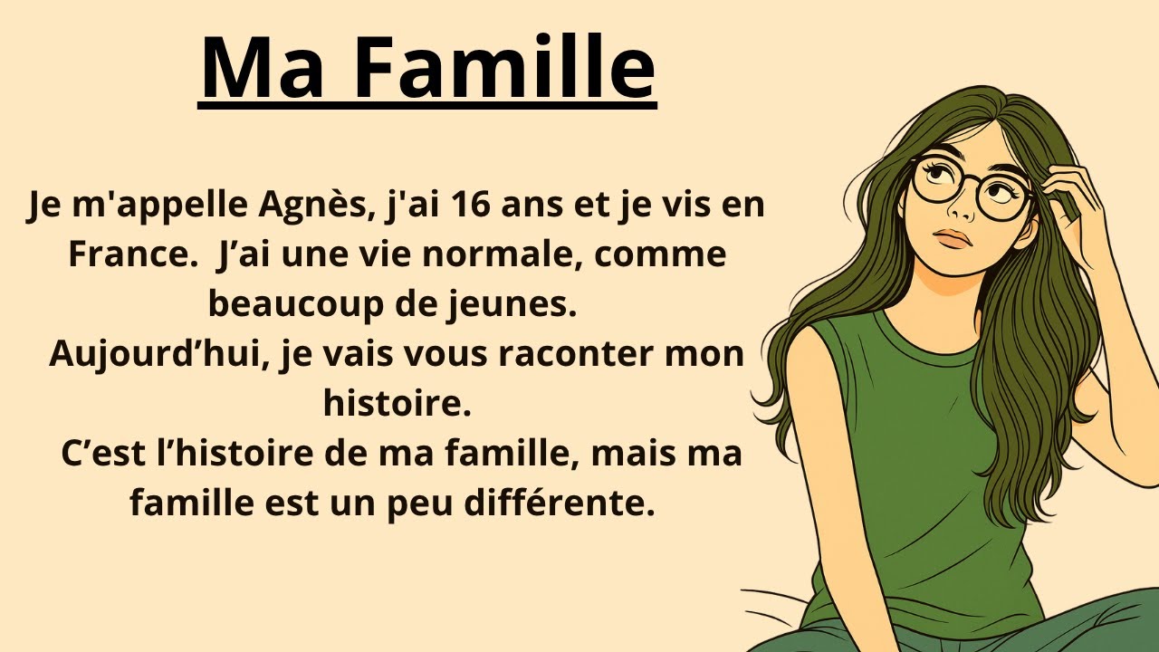 Talking about Family in French | Easy French Stories for Beginners