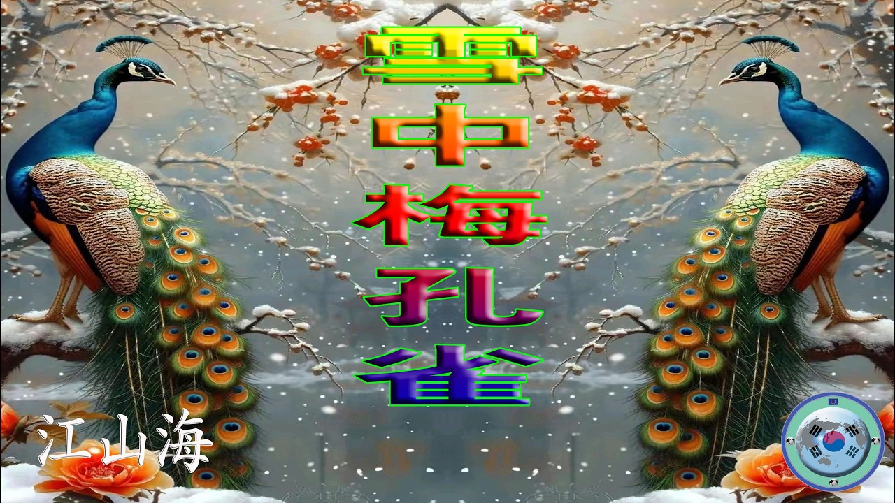 설중매공작
