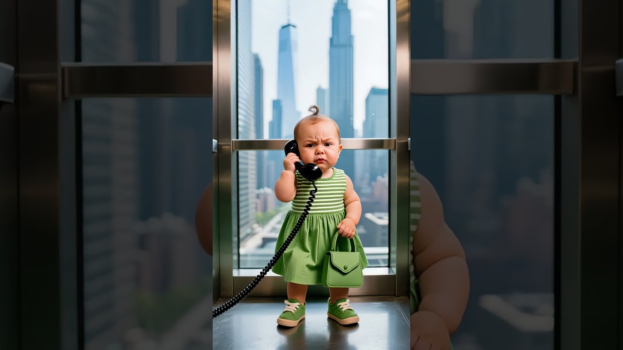 Niemowlak udaje się do firmy, aby znaleźć swoją mamę. #Alomama #SłodkieDziecko #Babytalk #Viralbaby #słodkie #szorty